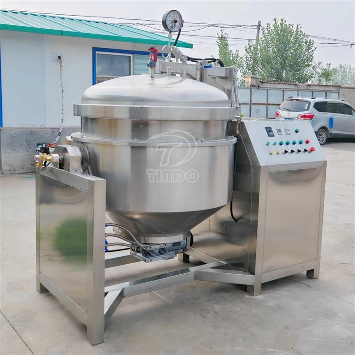 Pressure cooking mixer